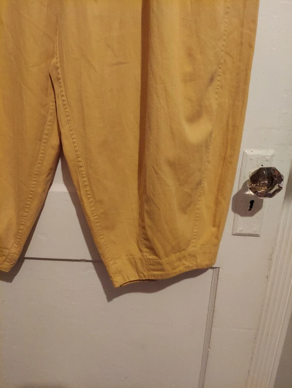 Free People Ridley Pull On Barrel Pants Womens XLarge Boho Slouchy 100% Cotton
